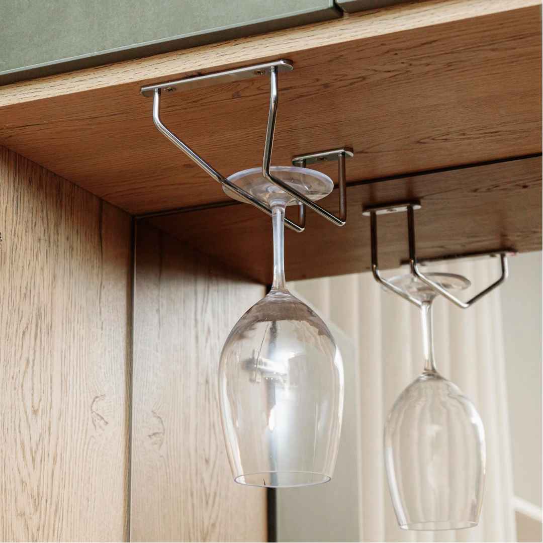 Chromed Glass Rack